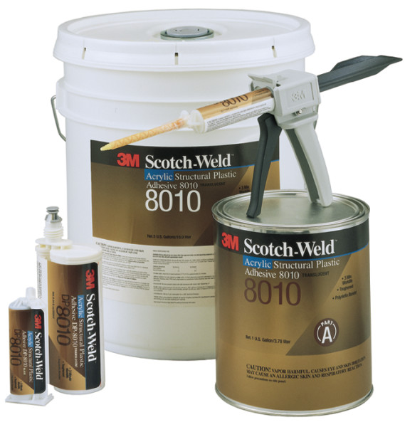 3M Scotch-Weld acrylaatlijm patroon 10:1 DP8010, 45ml, blauw