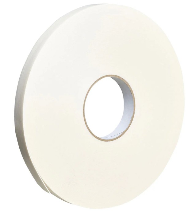 Schuimtape 310 op maat te snijden (max 1020mm)/50mtr, 1mm dik, wit